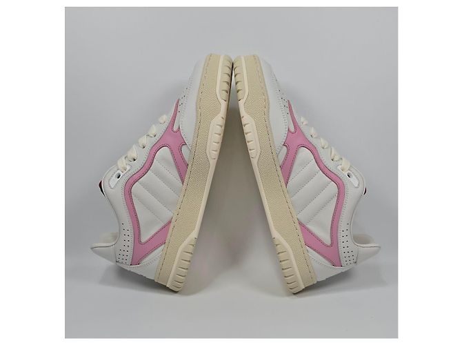 Gucci Sneakers basse in pelle Rhyme Argento - vista 5