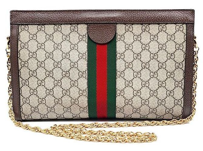 Gucci Borsa a tracolla Ophidia GG Supreme con catena Multicolore - vista 3