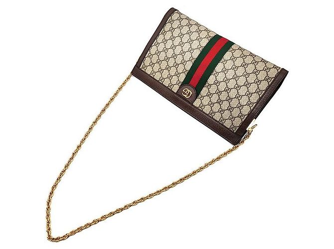 Gucci Borsa a tracolla Ophidia GG Supreme con catena Multicolore - vista 4