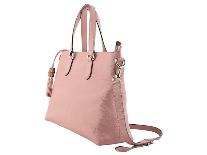 Bamboo Gucci Borsa a tracolla con nappa in bambù Rosso - vista 2