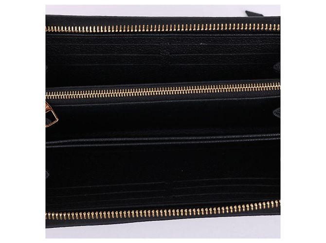 Louis Vuitton Portafoglio Lungo con Zip Empreinte Stitch Black Nero - vista 10