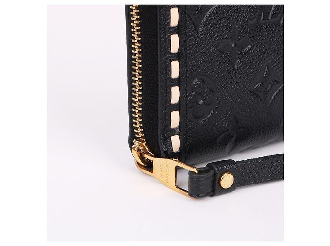 Louis Vuitton Portafoglio Lungo con Zip Empreinte Stitch Black Nero - vista 4