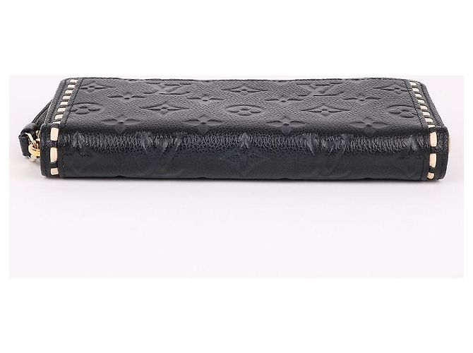 Louis Vuitton Portafoglio Lungo con Zip Empreinte Stitch Black Nero - vista 7
