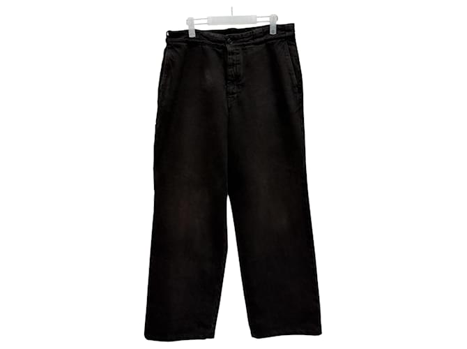 Prada Pantaloni Overture Dye Marrone - vista 5