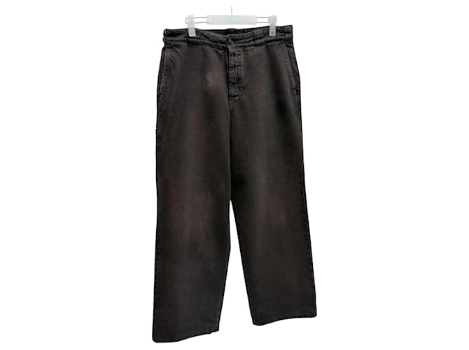 Prada Pantaloni Overture Dye Marrone - vista 7