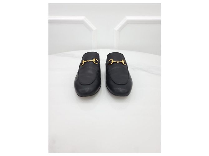 Gucci Mocassini in pelle con morsetto Nero - vista 2