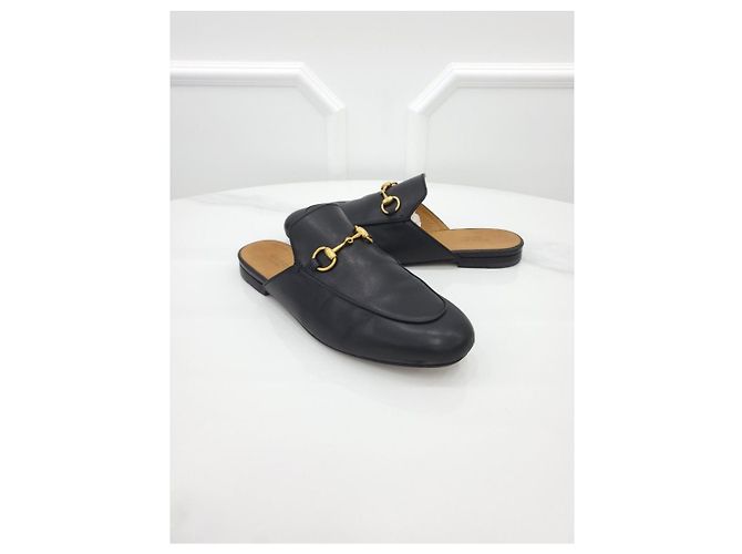 Gucci Mocassini in pelle con morsetto Nero - vista 3