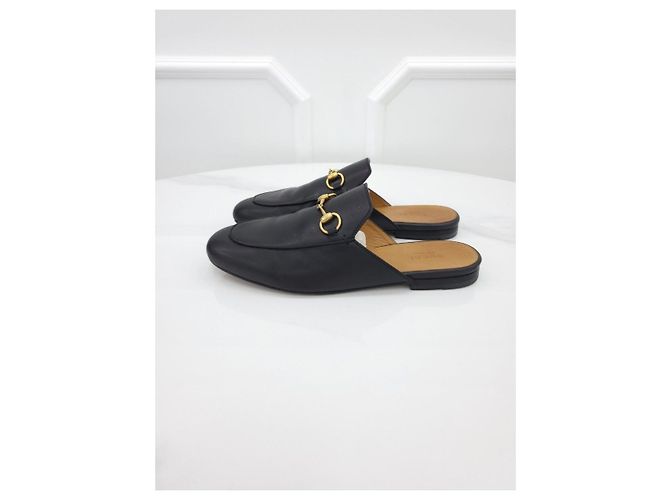 Gucci Mocassini in pelle con morsetto Nero - vista 4