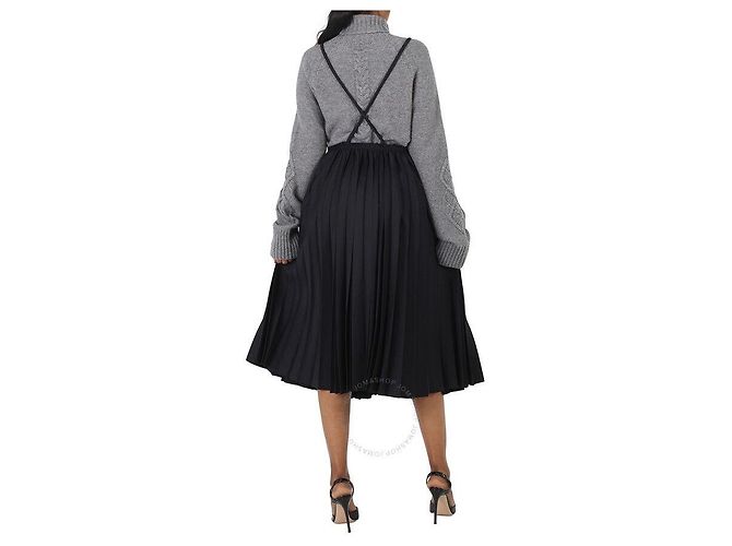 Comme Des Garcons Refurbished schmal plissierter Rock Schwarz - Ansicht 4