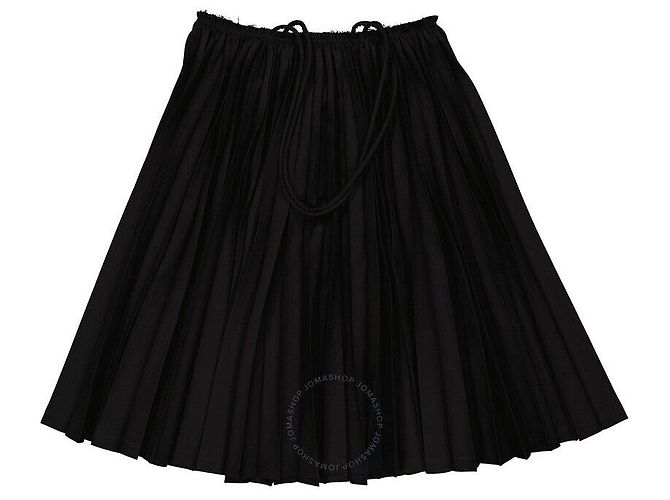 Comme Des Garcons Refurbished schmal plissierter Rock Schwarz - Ansicht 6