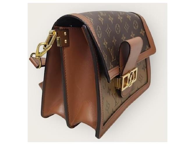 Louis Vuitton Borsa a Spalla Monogram Reverse Dolphin Marrone - vista 4