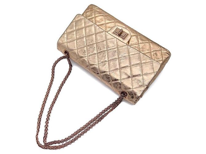 Chanel Vintage Tasche Orange - Ansicht 4