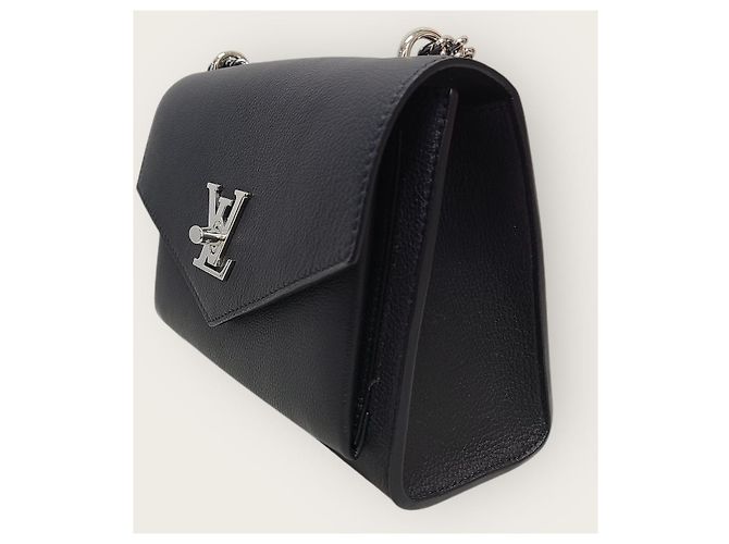 Louis Vuitton Borsa a tracolla Mylockme con catena e monogramma nero - vista 3