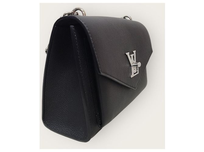 Louis Vuitton Borsa a tracolla Mylockme con catena e monogramma nero - vista 4