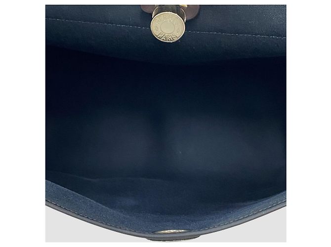 Hermès Erbak Navy Blu - vista 5