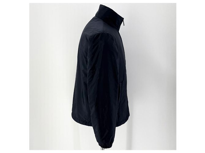 Prada Leichte Re-Nylon Steppjacke mit Triangle-Logo Schwarz - Ansicht 5