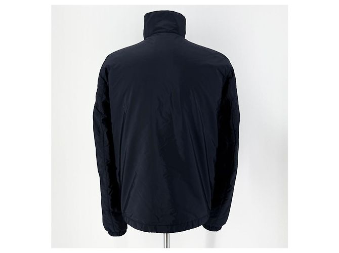 Prada Leichte Re-Nylon Steppjacke mit Triangle-Logo Schwarz - Ansicht 6