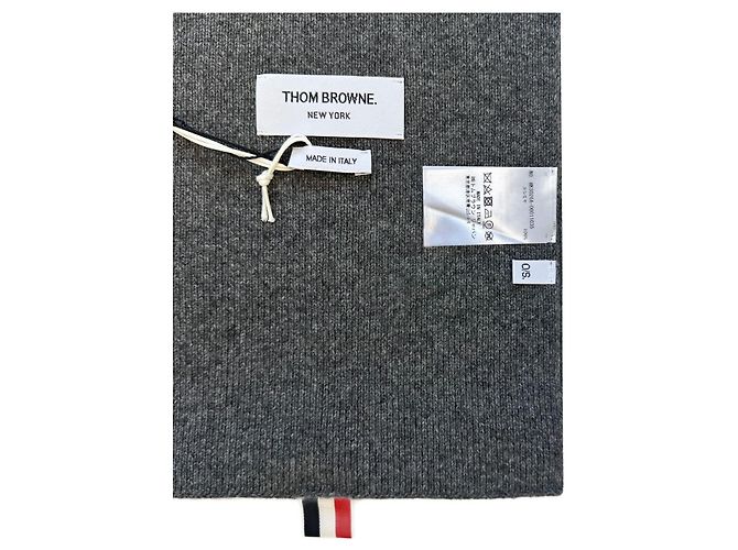 Thom Browne Kaschmir-Schal Braun - Ansicht 9