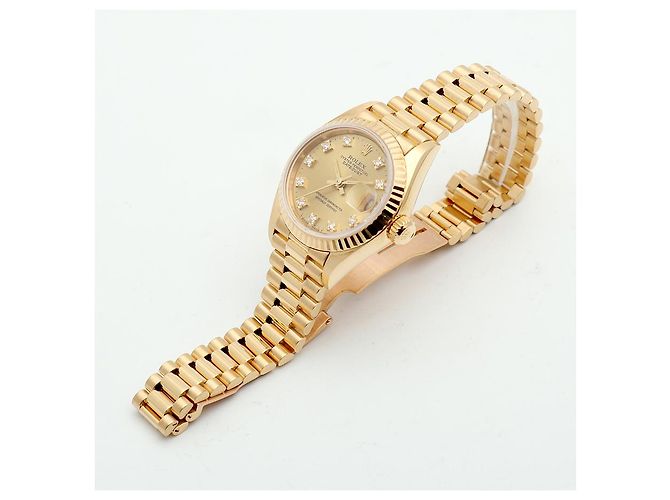 Rolex Reloj Datejust para mujer de oro Oro Original Ten Point Diamond Dorado - vista 14
