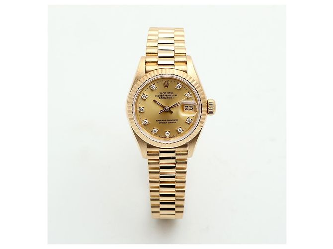 Rolex Reloj Datejust para mujer de oro Oro Original Ten Point Diamond Dorado - vista 15