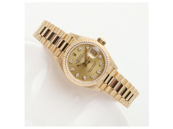 Rolex Reloj Datejust para mujer de oro Oro Original Ten Point Diamond Dorado - vista 16