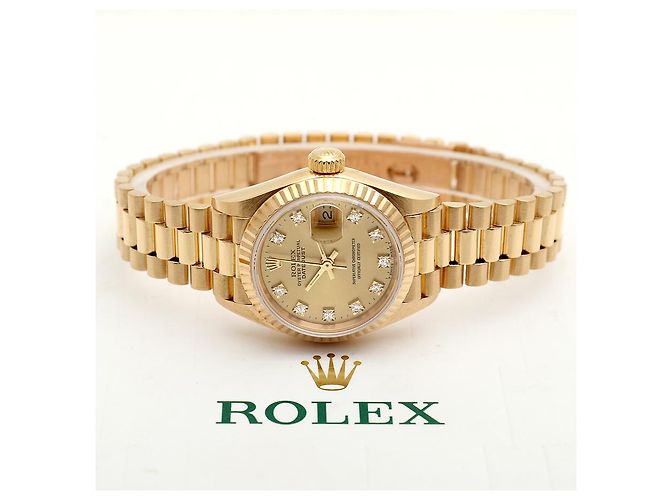 Rolex Reloj Datejust para mujer de oro Oro Original Ten Point Diamond Dorado - vista 21
