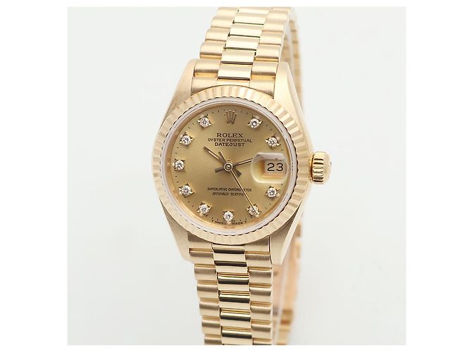 Rolex Reloj Datejust para mujer de oro Oro Original Ten Point Diamond Dorado - vista 8