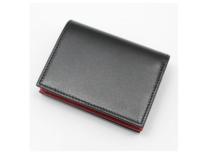 Salvatore Ferragamo Cartera compacta Gancini bañada en oro negro - Sin usar Roja - view 4