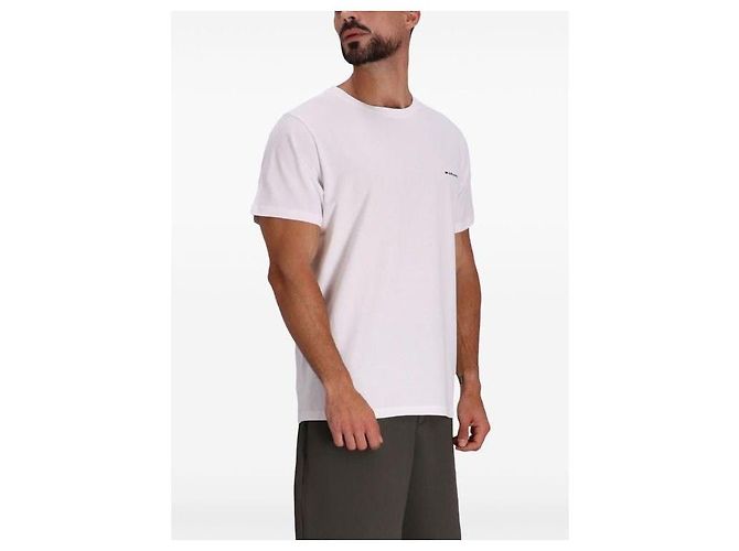 Isabel Marant Einfaches Baumwoll-T-Shirt Weiß - Ansicht 10