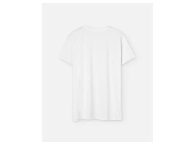 Isabel Marant Einfaches Baumwoll-T-Shirt Weiß - Ansicht 5