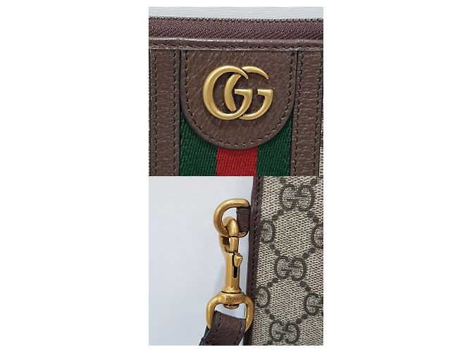 Gucci Clutch Ophidia GG Web - vista 3
