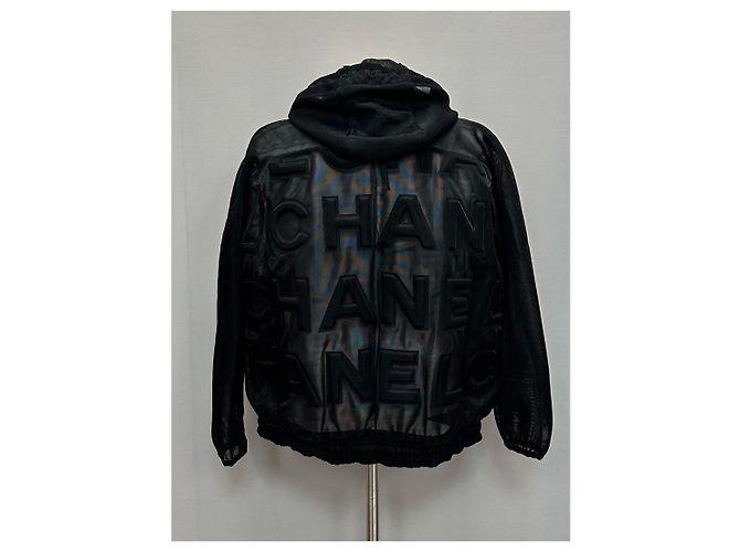 Chanel Mesh-Logo-Bomberjacke (Oversized) Mehrfarben - Ansicht 2