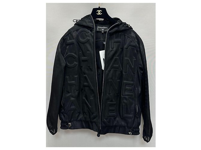 Chanel Mesh-Logo-Bomberjacke (Oversized) Mehrfarben - Ansicht 3
