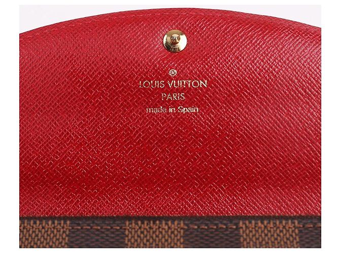 Louis Vuitton Damier Ebene Kaissa Flap Long Wallet Braun - Ansicht 10