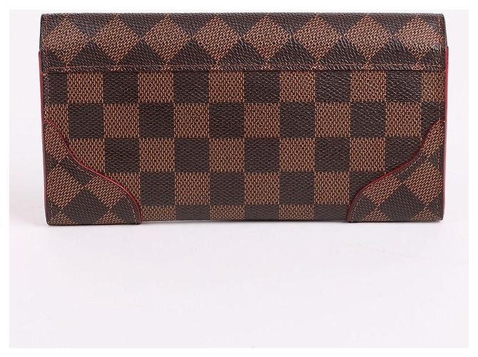 Louis Vuitton Damier Ebene Kaissa Flap Long Wallet Braun - Ansicht 5