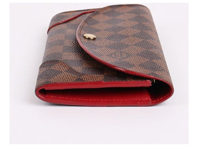Louis Vuitton Damier Ebene Kaissa Flap Long Wallet Braun - Ansicht 6