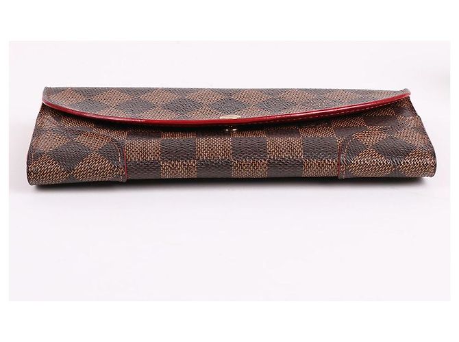 Louis Vuitton Damier Ebene Kaissa Flap Long Wallet Braun - Ansicht 7