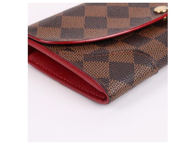 Louis Vuitton Damier Ebene Kaissa Flap Long Wallet Braun - Ansicht 8