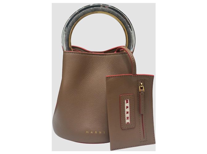 Marni Pannier Eimer Tasche Braun Tragetasche - Ansicht 2
