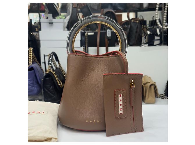 Marni Pannier Eimer Tasche Braun Tragetasche - Ansicht 3