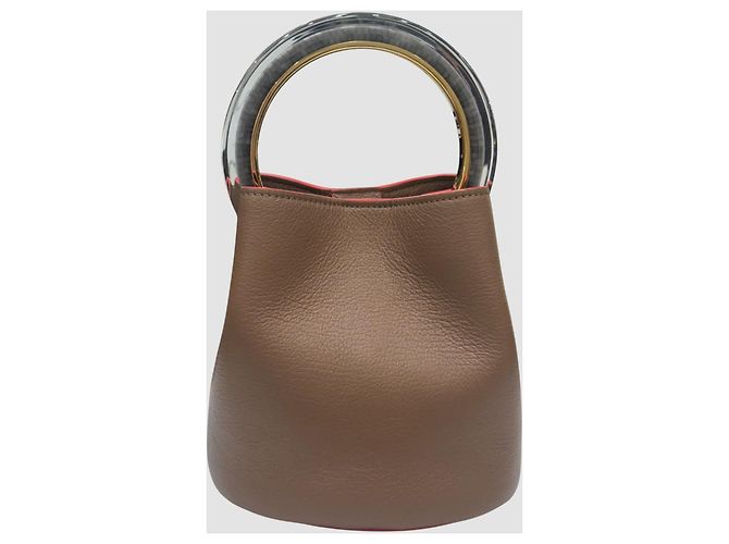 Marni Pannier Eimer Tasche Braun Tragetasche - Ansicht 8