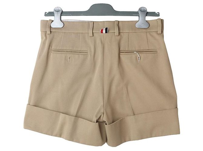 Thom Browne Gabardine-Shorts aus Baumwolle mit Gürtelschlaufen Größe - Ansicht 2