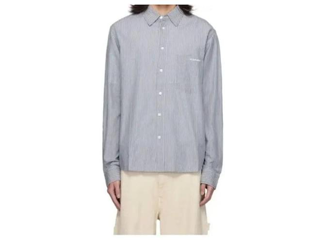 Isabel Marant Camicia a maniche lunghe a righe Blu - vista 4