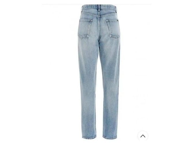 Saint Laurent Jeans Slim Fit Santa Monica Blue - vista 5