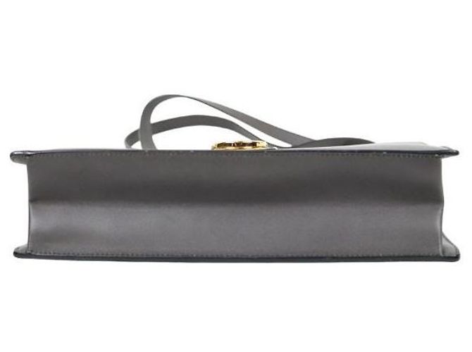 Salvatore Ferragamo Borsa a tracolla Marisol in pelle grigia - vista 4
