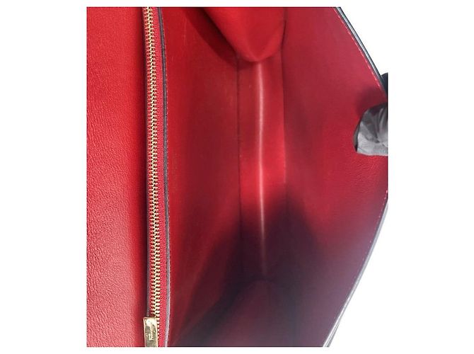 Salvatore Ferragamo Borsa a tracolla Marisol in pelle grigia - vista 9