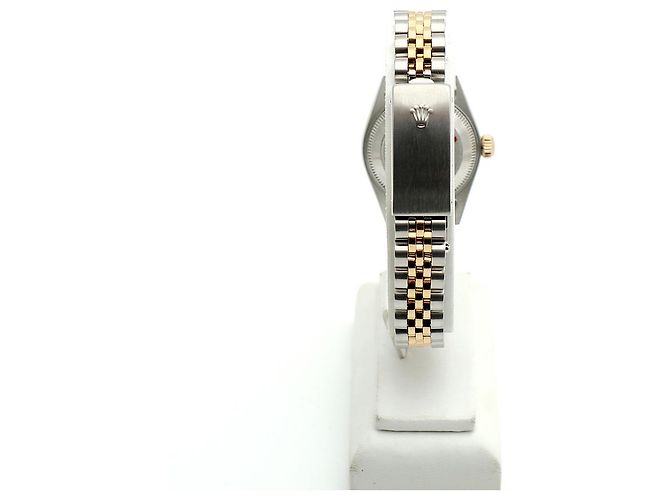 Rolex Datejust Damenuhr mit Diamanten nach Einstellung Golden - Ansicht 6