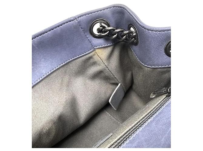 Chanel Borsa a tracolla Boy Flap Viola Porpora - vista 11