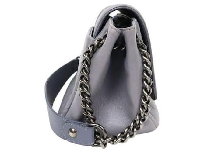 Chanel Borsa a tracolla Boy Flap Viola Porpora - vista 2