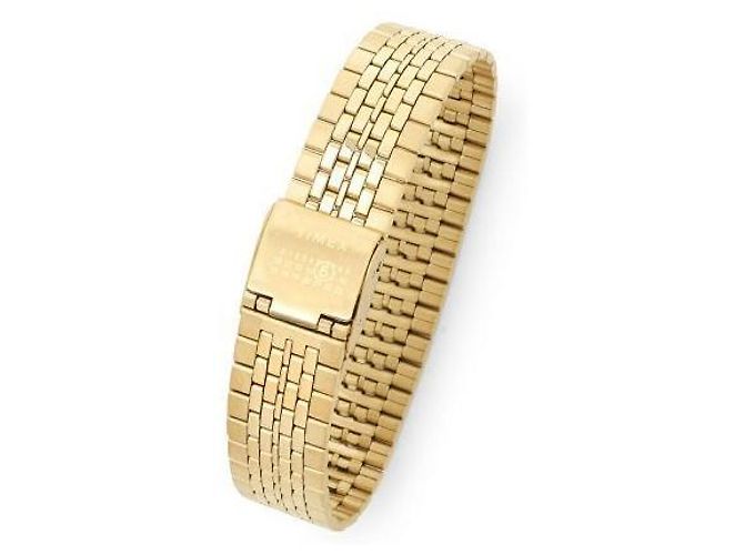 Maison Martin Margiela Bracciale Orologio Digitale D'oro - vista 8